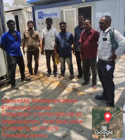 Fire safety detection and suppression infrastructure installed across FLSmidth site by CircuitCraft fire fighting contractor in Chennai